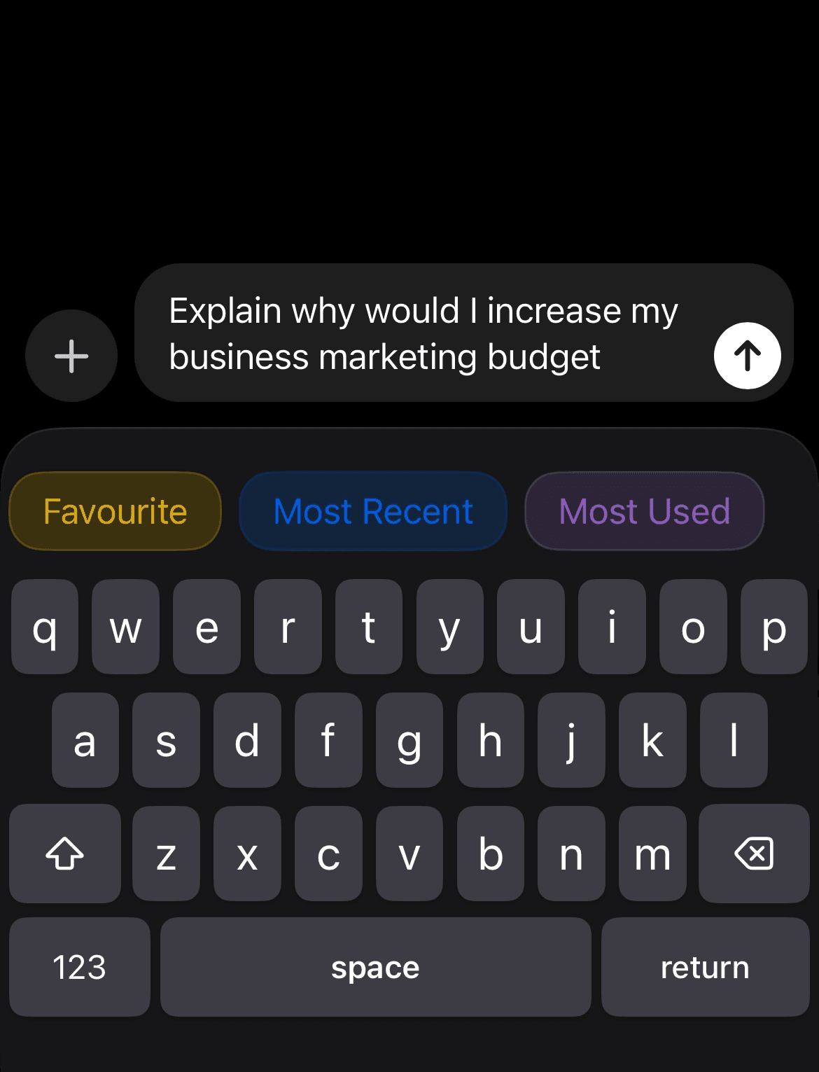Before prompt example
